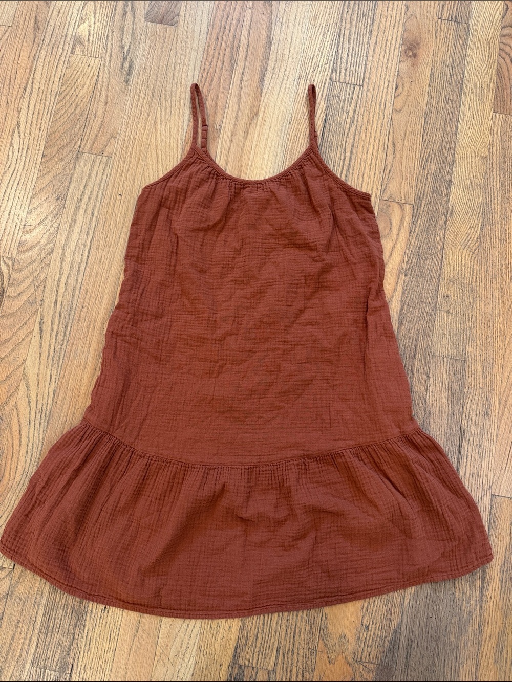 Universal Thread Rust-Brown Textured Tank Dress